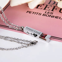 Birthstone Urn Necklace Zircon Openable Urn Pendant