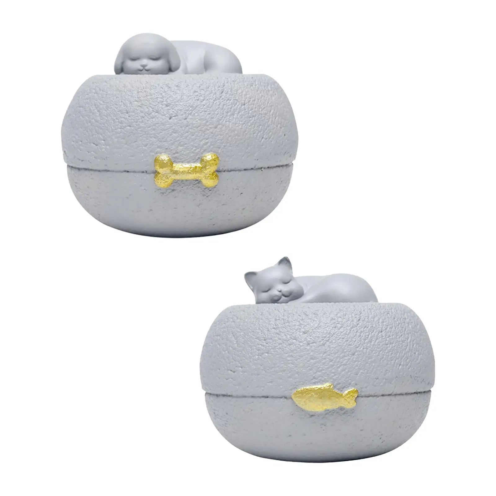 Resin Pet Urn Cremation Memorial Urn For Dogs and Cats Ashes