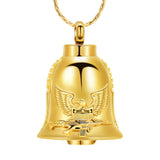 Eagle Bell Urn Pendant For Ashes Stainless Steel