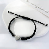 Ashes Keepsake Adjustable Urn Bracelet Heart-shaped Urn Pendant Stainless Steel