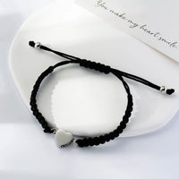 Ashes Keepsake Adjustable Urn Bracelet Heart-shaped Urn Pendant Stainless Steel