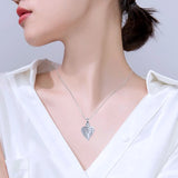 Butterfly Heart Cremation Jewelry for Ashes