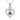 Ashes Keepsake Birthstone Floral Heart Urn Necklace  With CZ Crystal Stainless Steel Cremation Jewelry