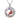 Ashes Keepsake Cardinal Urn Necklace for Ashes Cremation Jewelry With Crystal