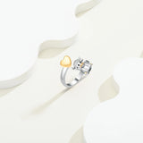Urn Ring Heart and Cute Cow