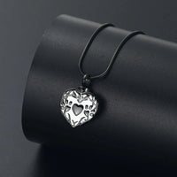 Pet Paw Print Urn Necklace for Dog Cat Ashes