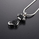Cremation Necklace For Cat Ashes Stainless Steel
