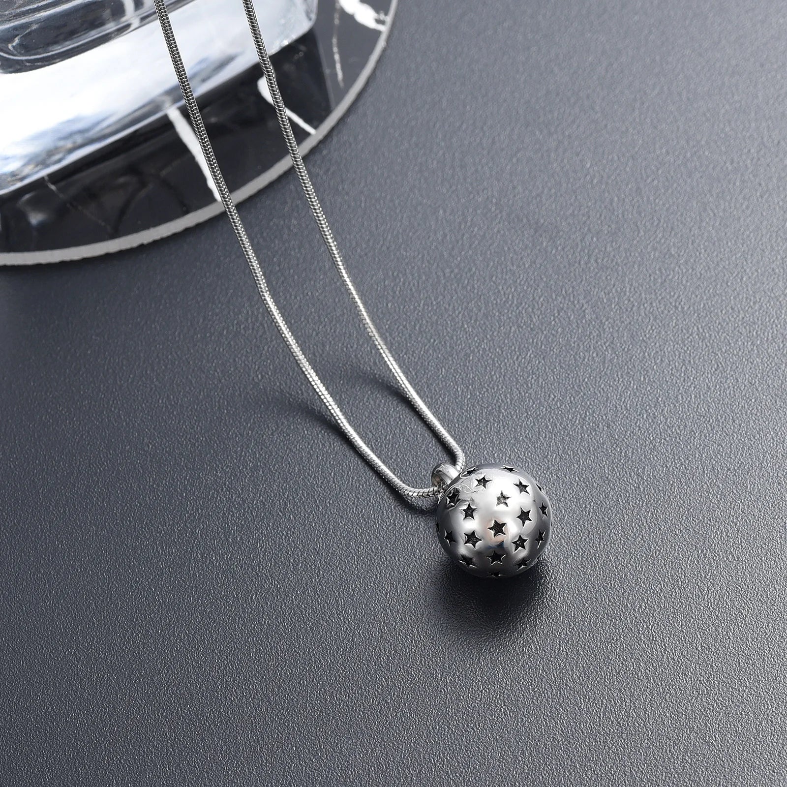 Urn With Stars Coming Out Necklace