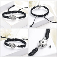 Ashes Keepsake Rose Flower Urn Bracelet for Ashes for Women's Cremation Jewelry