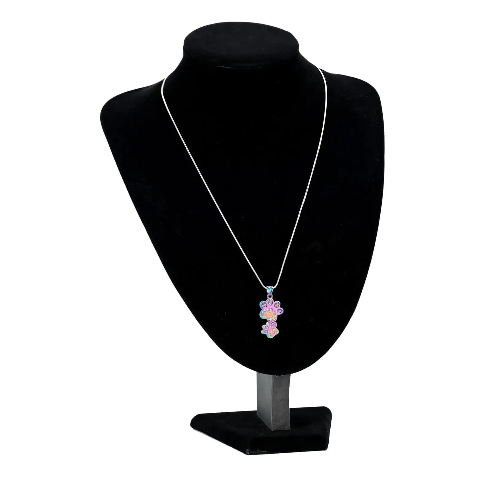 Paw Print Cremation Jewelry for Ashes Pet Ashes