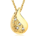 Ashes Keepsake Tree of Life Teardrop Urn Necklace Cremation Jewelry