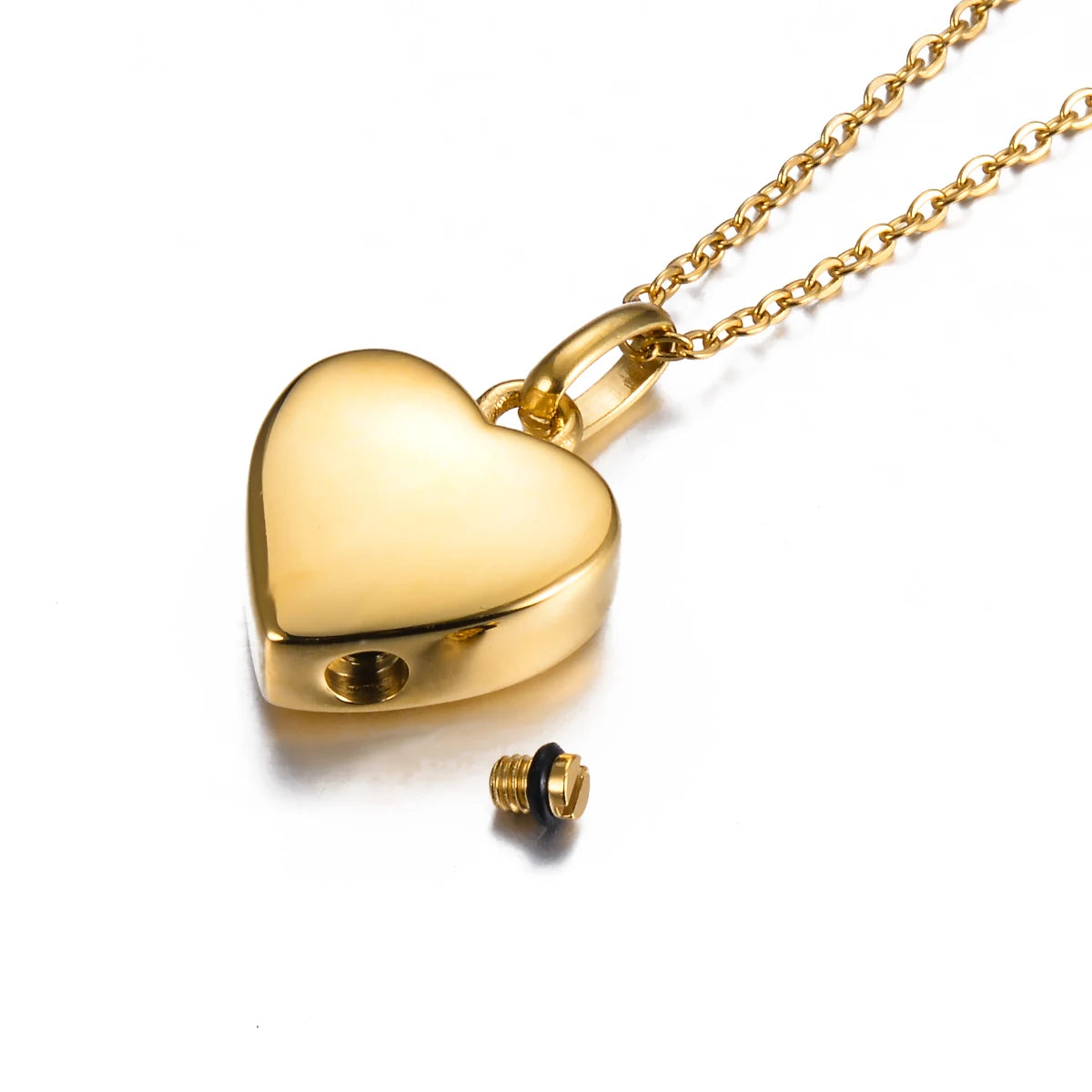 Cremation Jewelry Heart Cremation Urn Necklace