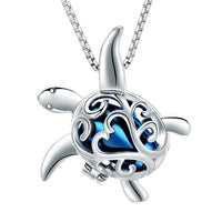 Ashes Keepsake Turtle Cremation Jewelry Necklace for Ashes Stainless Steel