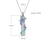 Cremation Jewelry Butterfly Urn Necklaces for Ashes