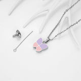 Butterfly Cremation Urn Necklace