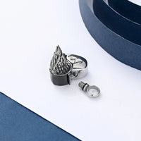 Ashes Keepsake Wing Heart Urn Necklace Always in My Heart Cremation Jewelry