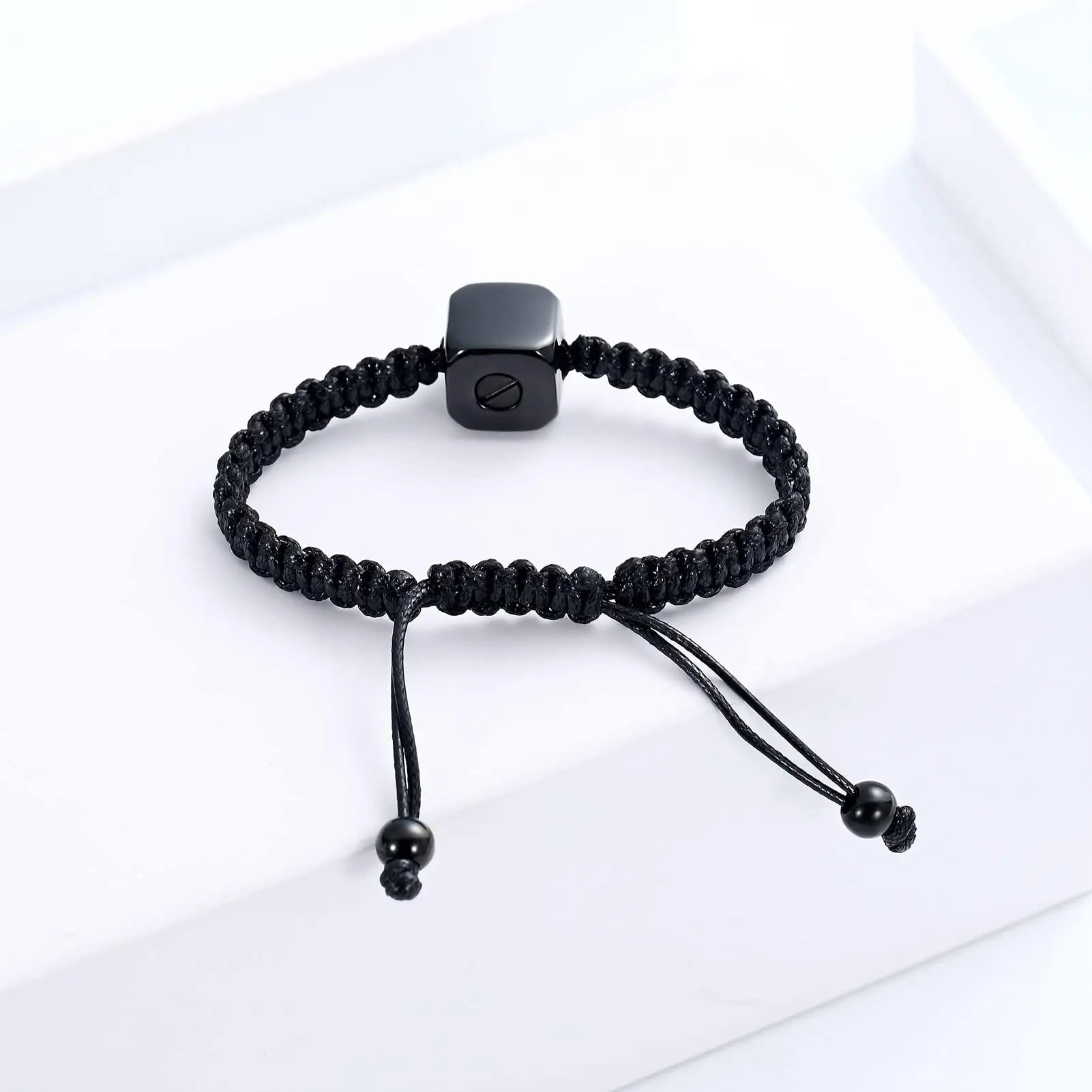 Square Urn Bracelet For Ashes Stainless Steel