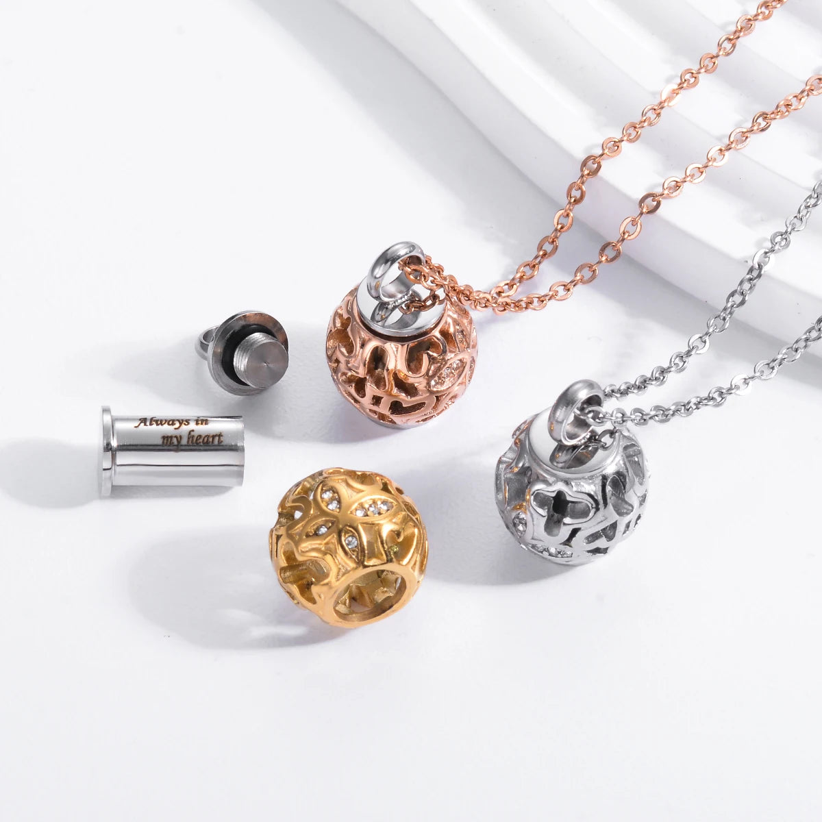 Cremation Jewelry Butterfly Urn Necklace
