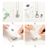 Ashes Keepsake Infinite Ring Shape Urn Pendant With Hanging Ball Cremation Jewelry