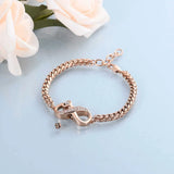 Ashes Keepsake Infinity Charm Urn Bracelet Cremation Jewelry Stainless Steel