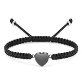 Ashes Keepsake Adjustable Urn Bracelet Heart-shaped Urn Pendant Stainless Steel