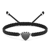 Ashes Keepsake Adjustable Urn Bracelet Heart-shaped Urn Pendant Stainless Steel