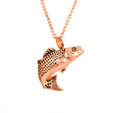 Ashes Keepsake Cremation Jewelry Fish Urn Necklace for Ashes