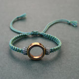 Ashes Keepsake Cremation Jewelry Stainless Steel Memorial Glass Urn Bracelet For Ashes