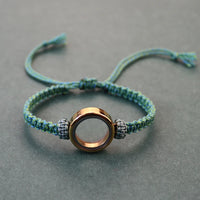 Ashes Keepsake Cremation Jewelry Stainless Steel Memorial Glass Urn Bracelet For Ashes