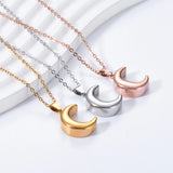 Cremation Jewelry Moon Urn Necklace Keepsake