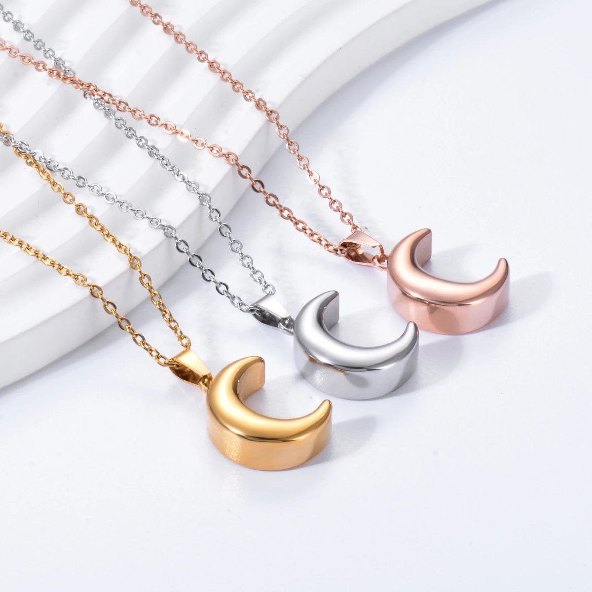 Cremation Jewelry Moon Urn Necklace Keepsake