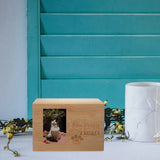 Wooden Pet Urn With Photo Frame For Dog & Cat Ashes