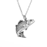 Ashes Keepsake Cremation Jewelry Fish Urn Necklace for Ashes