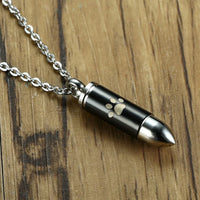 Bullet Urn Necklace Pet Ashes Keepsake Urn