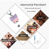 Butterfly Cremation Urn Necklace