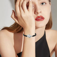 Ashes Keepsake Rose Flower Urn Bracelet for Ashes for Women's Cremation Jewelry