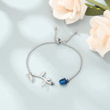 Rose Urn Cremation Bracelet For Ashes Stainless Steel