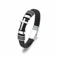 Genuine Leather Men's Urn Bracelet