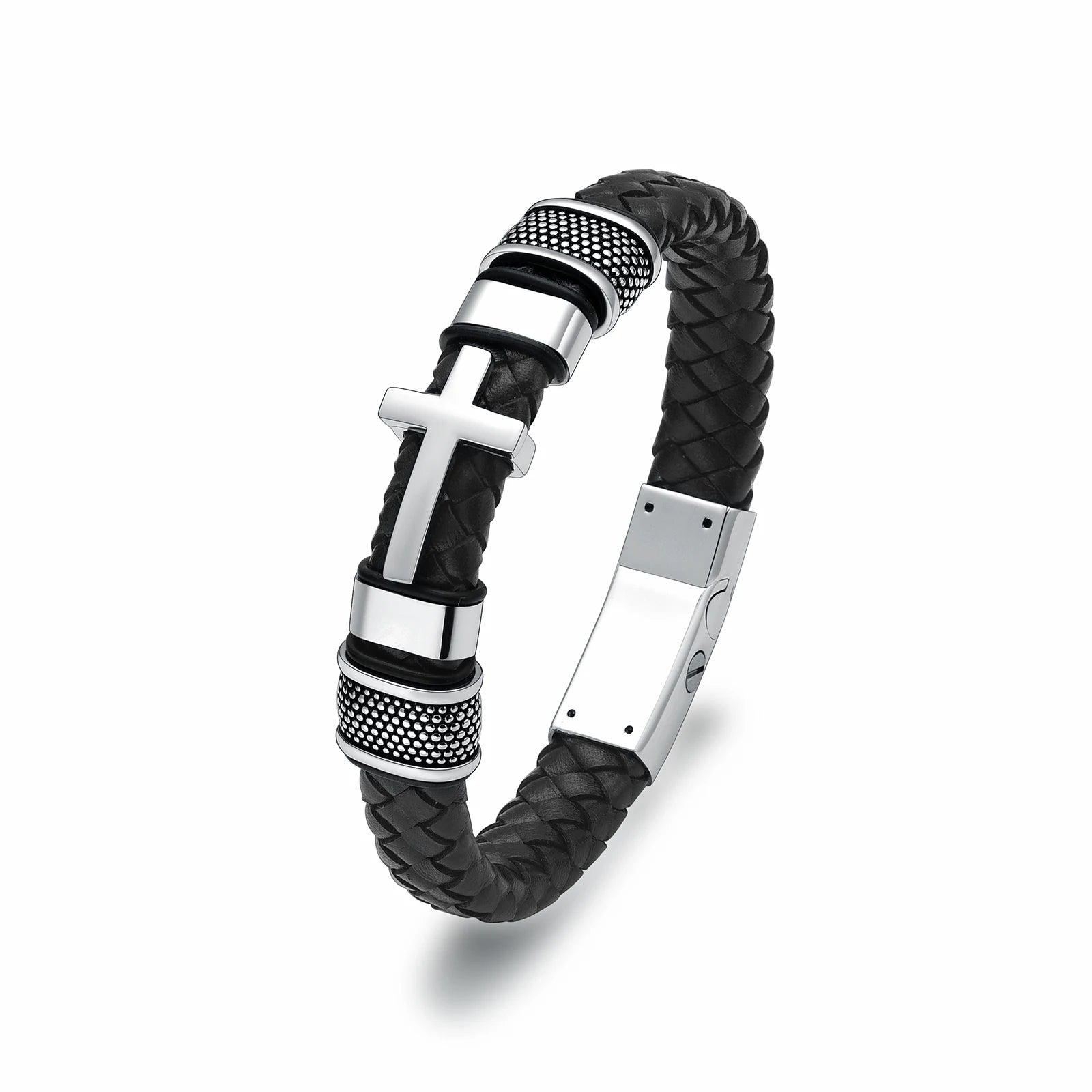 Genuine Leather Men's Urn Bracelet