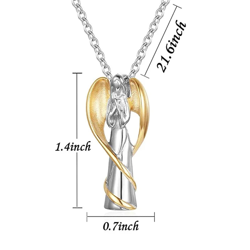 Cremation Jewelry Angel Wing Pendant