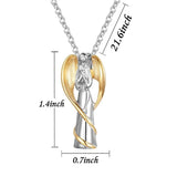 Cremation Jewelry Angel Wing Pendant