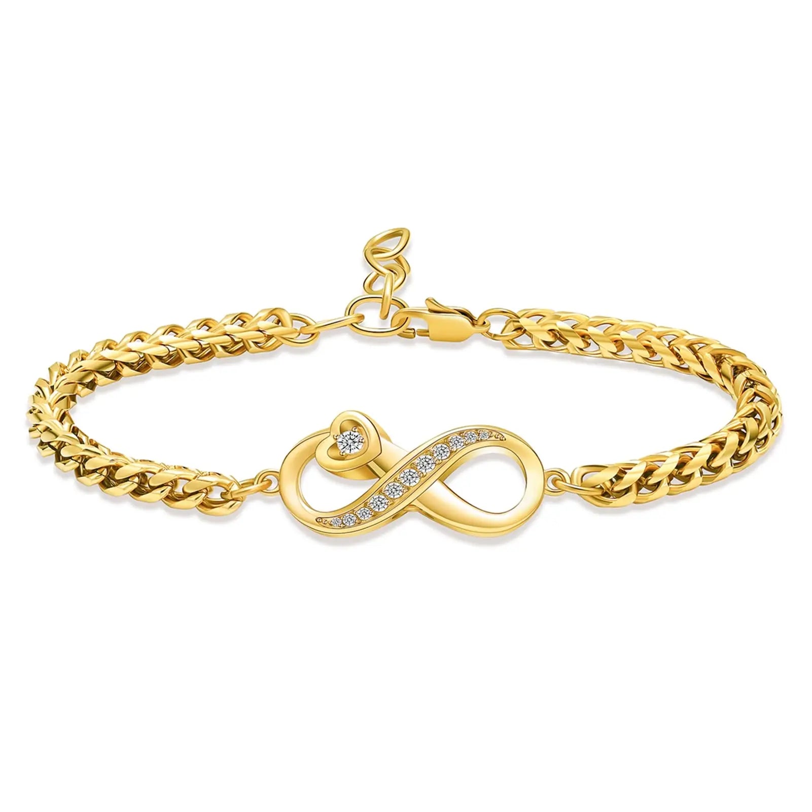 Ashes Keepsake Infinity Charm Urn Bracelet Cremation Jewelry Stainless Steel