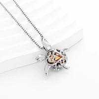 Ashes Keepsake Turtle Cremation Jewelry Necklace for Ashes Stainless Steel