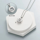Ashes Keepsake Cardinal Urn Necklace for Ashes Cremation Jewelry With Crystal