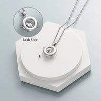 Ashes Keepsake Cardinal Urn Necklace for Ashes Cremation Jewelry With Crystal