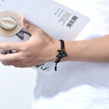 Wolf Head Cremation Urn Bracelet for Ashes Adjustable Cremation Jewelry