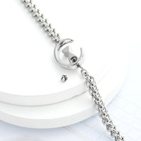 Cat And Moon Cremation Bracelets For Ashes