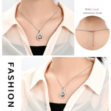 Ashes Keepsake Infinite Ring Shape Urn Pendant With Hanging Ball Cremation Jewelry