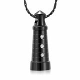 Ashes Keepsake Lighthouse Urn Pendant for Ashes Cremation Jewelry