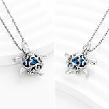 Ashes Keepsake Turtle Cremation Jewelry Necklace for Ashes Stainless Steel